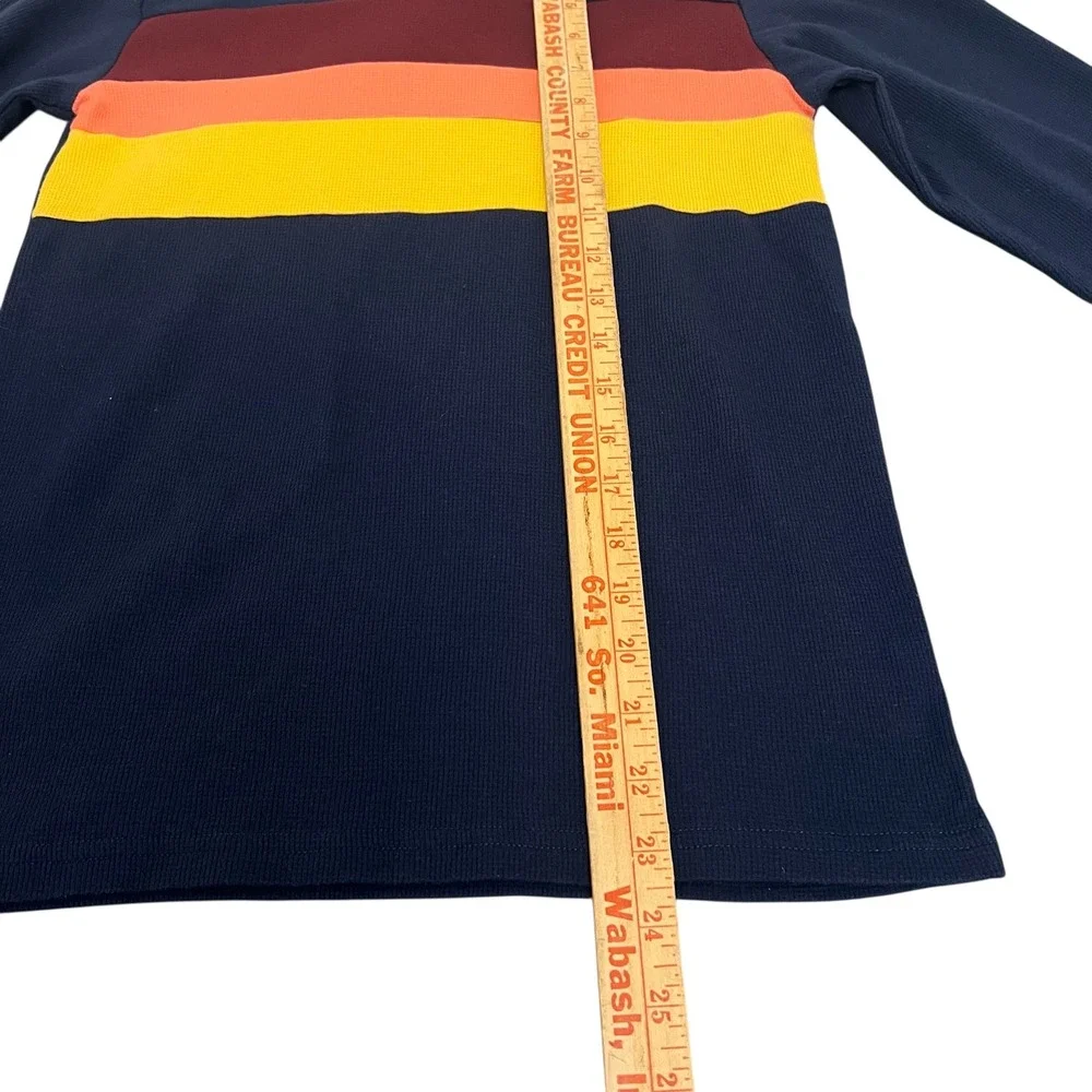 The‎ Childrens Place Long Sleeve Thermal Shirt Boys Size Large 10 12 Navy Stripe